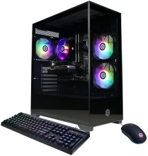 CYBERPOWERPC GAMER MASTER GAMING PC AMD RYZEN 5 5500, RADEON RX 6400, 16GB RAM, 500GB SSD