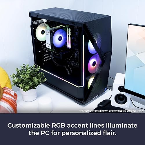 IBUYPOWER SLATE MESH GAMING PC INTEL I7-14700F, RTX 5070 12GB, 32GB DDR5, 1TB SSD, WIN 11