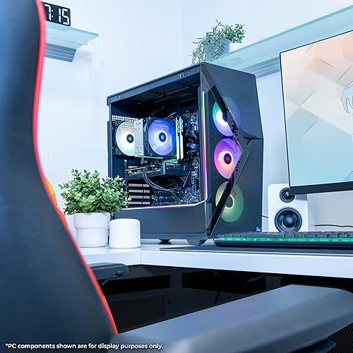 IBUYPOWER SLATE MESH GAMING PC INTEL I7-14700F, RTX 5070 12GB, 32GB DDR5, 1TB SSD, WIN 11