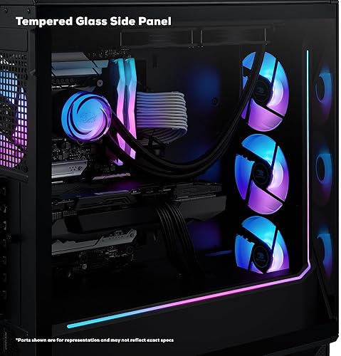 IBUYPOWER SLATE MESH GAMING PC INTEL I7-14700F, RTX 5070 12GB, 32GB DDR5, 1TB SSD, WIN 11