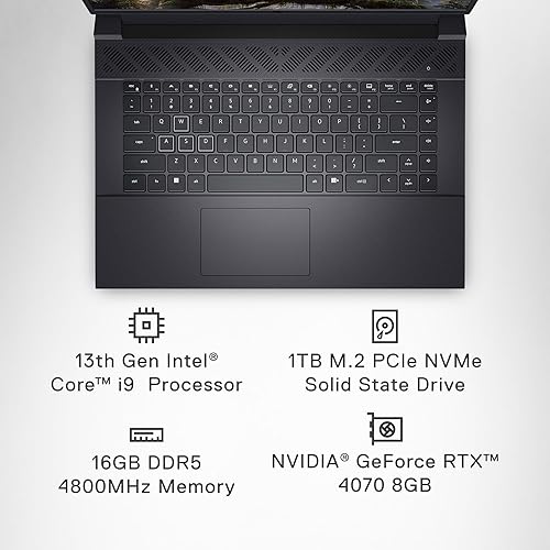 DELL G16 7630 GAMING LAPTOP 16 QHD 240HZ I9-13900HX RTX 4070 16GB RAM 1TB SSD WIN11