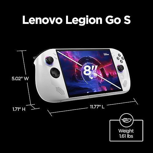 LENOVO LEGION GO S 2025 MOBILE GAMING CONSOLE 8 IPS 120HZ AMD RYZEN Z2 GO 16GB 512GB WHITE