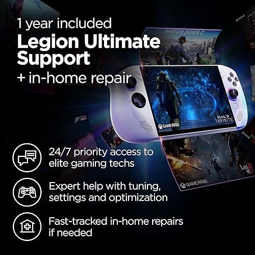 LENOVO LEGION GO S 2025 MOBILE GAMING CONSOLE 8 IPS 120HZ AMD RYZEN Z2 GO 16GB 512GB WHITE