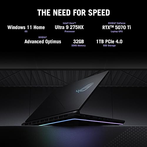 ASUS ROG STRIX G16 2025 GAMING LAPTOP 16 2.5K 240HZ RTX 5070 TI, INTEL CORE ULTRA 9, 32GB RAM