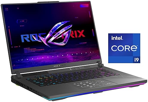 ASUS ROG STRIX G16 16 QHD 240HZ GAMING LAPTOP INTEL I9-14900HX RTX 4070 32GB 1TB SSD WIN 11 PRO
