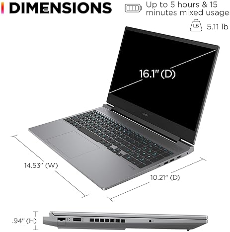 HP OMEN 16 GAMING LAPTOP I7-14700HX, 16GB RAM, 512GB SSD, RTX 4060 8GB, FHD 144HZ, WIN 11