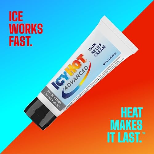 ICY HOT ADVANCED PAIN RELIEF CREAM 2 OZ FAST-ACTING MUSCLE JOINT PAIN TREATMENT