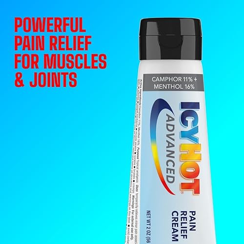ICY HOT ADVANCED PAIN RELIEF CREAM 2 OZ FAST-ACTING MUSCLE JOINT PAIN TREATMENT