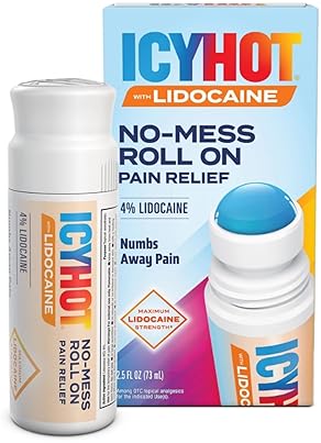 ICY HOT MAXIMUM STRENGTH LIDOCAINE PAIN RELIEF LIQUID WITH NO-MESS APPLICATOR, 2.5 OZ