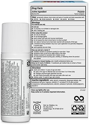 ICY HOT NIGHTTIME PAIN RELIEF ROLL-ON 8 MENTHOL FOR ACHES SORENESS WITH LAVENDER, 2 OZ