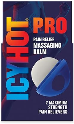 ICY HOT PRO PAIN RELIEF BALM 1.25OZ FAST-ACTING, MAX STRENGTH MENTHOL CAMPHOR, EASY-APPLY