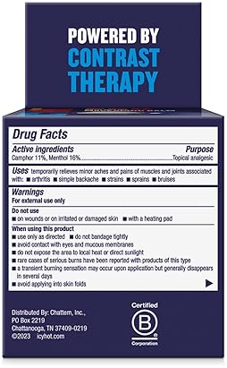 ICY HOT PRO PAIN RELIEF BALM 1.25OZ FAST-ACTING, MAX STRENGTH MENTHOL CAMPHOR, EASY-APPLY