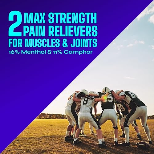 ICY HOT PRO PAIN RELIEF BALM 1.25OZ FAST-ACTING, MAX STRENGTH MENTHOL CAMPHOR, EASY-APPLY