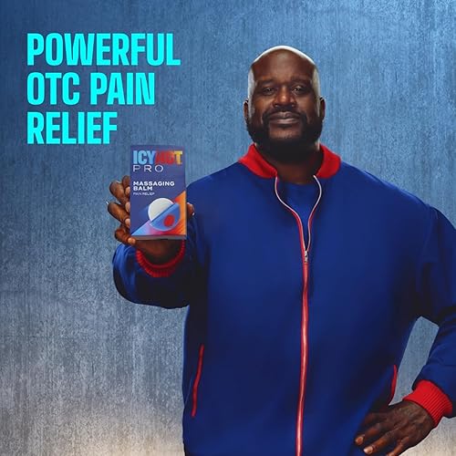 ICY HOT PRO PAIN RELIEF BALM 1.25OZ FAST-ACTING, MAX STRENGTH MENTHOL CAMPHOR, EASY-APPLY