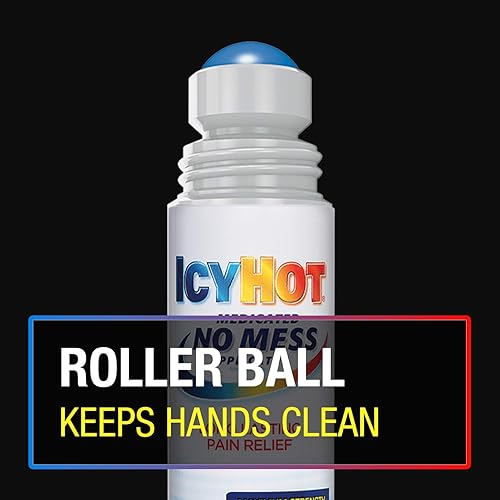 ICY HOT ORIGINAL MEDICATED PAIN RELIEF LIQUID 2.5OZ, NO MESS APPLICATOR, PACK OF 2