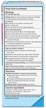 ICY HOT ORIGINAL PAIN RELIEF CREAM 1.25 OZ FAST-ACTING MUSCLE JOINT PAIN RELIEF, WHITE