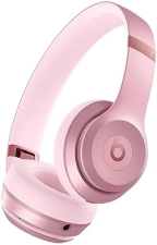 BEATS SOLO 4 WIRELESS BLUETOOTH ON-EAR HEADPHONES, APPLE ANDROID, 50-HOUR BATTERY, PINK