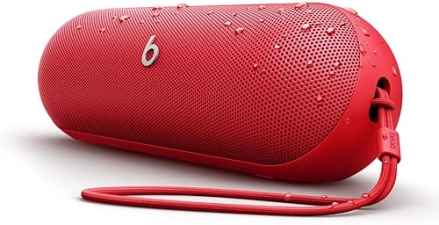 BEATS PILL PORTABLE BLUETOOTH SPEAKER 24H BATTERY, WATER RESISTANT, LOUD SOUND, RED