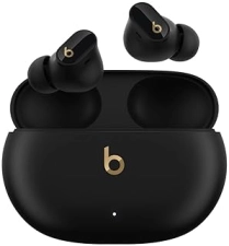 BEATS STUDIO BUDS TRUE WIRELESS NOISE CANCELLING EARBUDS, SWEAT RESISTANT, MIC, BLACK GOLD