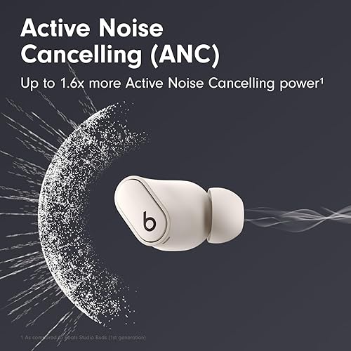 BEATS STUDIO BUDS TRUE WIRELESS NOISE CANCELLING EARBUDS WITH MIC, SWEAT RESISTANT IVORY
