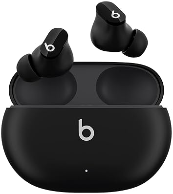 BEATS STUDIO BUDS TRUE WIRELESS EARBUDS NOISE CANCELLING BLUETOOTH IPX4 SWEAT RESISTANT BLACK