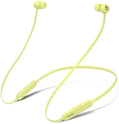 BEATS FLEX WIRELESS EARBUDS WITH APPLE W1 CHIP, MAGNETIC, BLUETOOTH 5.0, 12H PLAYTIME - YUZU YELLOW