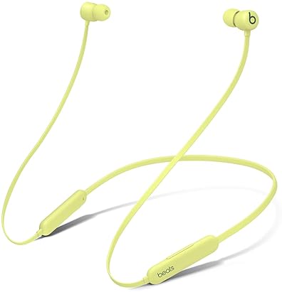 BEATS FLEX WIRELESS EARBUDS WITH APPLE W1 CHIP, MAGNETIC, BLUETOOTH 5.0, 12H PLAYTIME - YUZU YELLOW