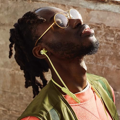 BEATS FLEX WIRELESS EARBUDS WITH APPLE W1 CHIP, MAGNETIC, BLUETOOTH 5.0, 12H PLAYTIME - YUZU YELLOW