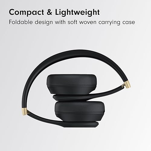 BEATS SOLO 4 WIRELESS BLUETOOTH HEADPHONES ON-EAR, APPLE ANDROID, 50H BATTERY, BLACK GOLD