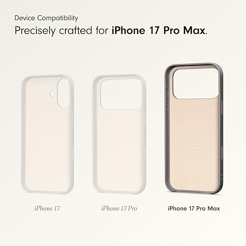 BEATS IPHONE 17 PRO MAX CASE WITH MAGSAFE, KICKSTAND, CAMERA CONTROL LANYARD GRANITE GRAY