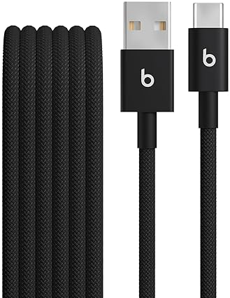 BEATS 1.5M USB-A TO USB-C WOVEN FAST CHARGING CABLE TANGLE-FREE CHARGER FOR APPLE ANDROID