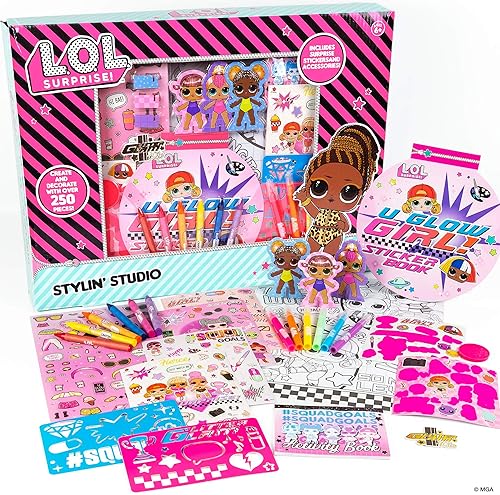 L.O.L. SURPRISE! STYLIN STUDIO DIY ACTIVITY BOOK WITH 250 ACCESSORIES PAPER DOLLS ART SET
