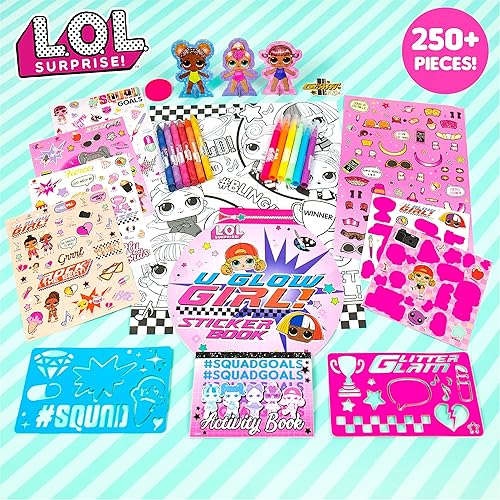 L.O.L. SURPRISE! STYLIN STUDIO DIY ACTIVITY BOOK WITH 250 ACCESSORIES PAPER DOLLS ART SET