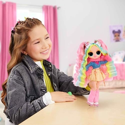L.O.L. SURPRISE OMG SUNSHINE COLOR CHANGE BUBBLEGUM DJ DOLL WITH HAIR FASHION GIFT FOR KIDS 4