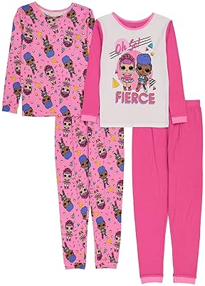 L.O.L. SURPRISE! GIRLS COTTON PAJAMAS SNUG FIT, SOFT COMFORTABLE SLEEPWEAR