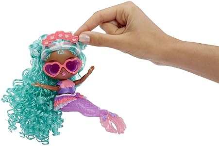 LOL SURPRISE TWEENS MERMAID SERENA FINN DOLL WITH COLOR CHANGING TAIL MOVABLE FIN, AGES 4