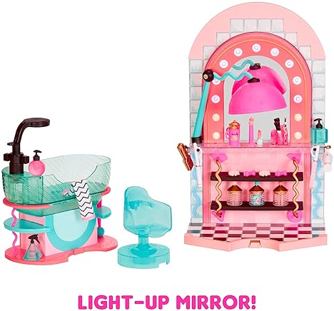 LOL SURPRISE SALON SPA PLAYSET WITH 65 SURPRISES WATERFALL, MIRROR 360 PLAY FOR KIDS 4