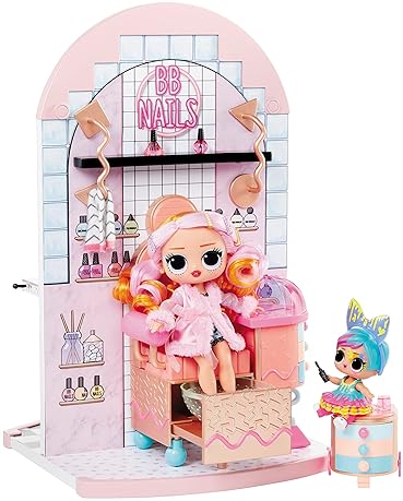 LOL SURPRISE SALON SPA PLAYSET WITH 65 SURPRISES WATERFALL, MIRROR 360 PLAY FOR KIDS 4