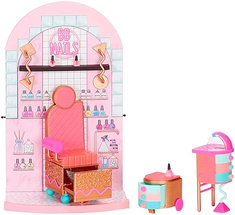 LOL SURPRISE SALON SPA PLAYSET WITH 65 SURPRISES WATERFALL, MIRROR 360 PLAY FOR KIDS 4