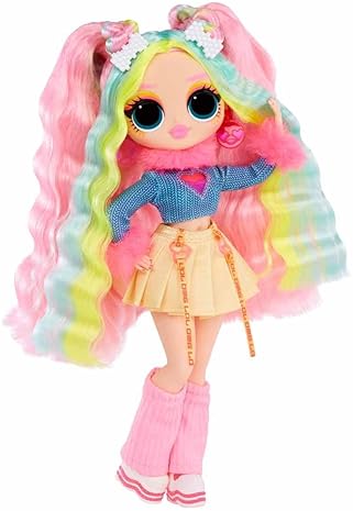 L.O.L. SURPRISE OMG SUNSHINE COLOR CHANGE DJ DOLL WITH HAIR, FASHIONS MULTIPLE SURPRISES