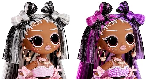 LOL SURPRISE OMG SUNSHINE DOLL WITH COLOR-CHANGING HAIR, FASHIONS ACCESSORIES GIFT FOR KIDS 4