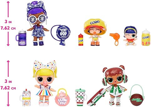 L.O.L. SURPRISE! MINI SWEETS SERIES 3 VENDING MACHINE DOLL WITH 8 SURPRISES GIFT FOR GIRLS 4