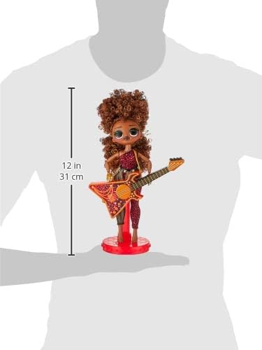 L.O.L. SURPRISE OMG REMIX ROCK DOLL WITH 15 SURPRISES BASS GUITAR, OUTFIT PLAYSET, KIDS GIFT