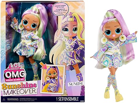 L.O.L. SURPRISE OMG SUNSHINE COLOR CHANGE DOLL WITH HAIR FASHIONS GIFT FOR KIDS 4