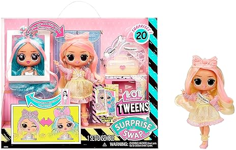 L.O.L. SURPRISE! TWEENS SWAP BRAIDS WINNIE DOLL WITH 20 SURPRISES STYLISH FASHIONS, AGES 4