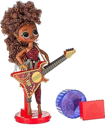 L.O.L. SURPRISE OMG REMIX ROCK FEROCIOUS FASHION DOLL WITH 15 SURPRISES MUSIC PLAYSET AGES 4