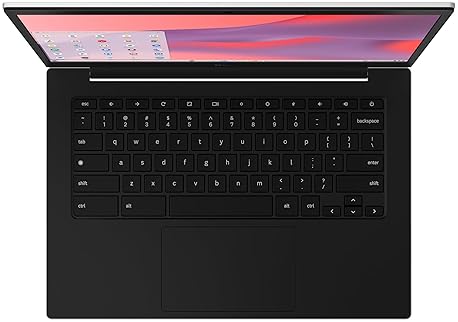 SAMSUNG GALAXY CHROMEBOOK GO 14 LAPTOP, INTEL CELERON N4500, 4GB RAM, 64GB, CHROMEOS, SILVER