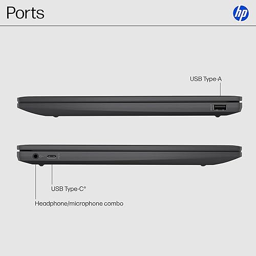 HP CHROMEBOOK 14 LAPTOP, INTEL N100, 8GB RAM, 128GB UFS, HD DISPLAY, CHROME OS, GRAY