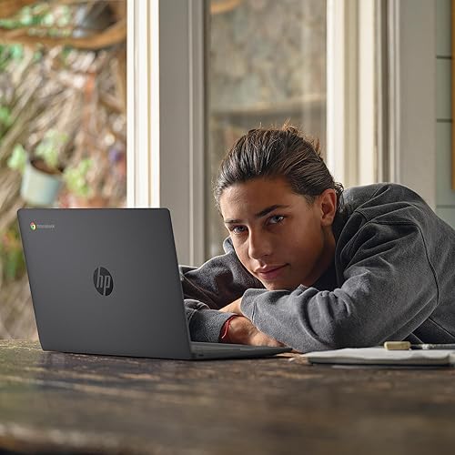 HP CHROMEBOOK 14 LAPTOP, INTEL N100, 8GB RAM, 128GB UFS, HD DISPLAY, CHROME OS, GRAY