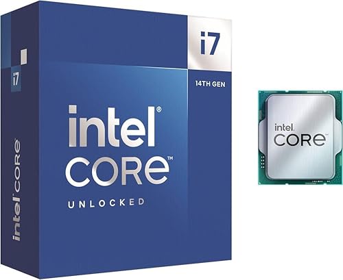 INTEL CORE I7-14700K GAMING DESKTOP CPU, 20 CORES 8 P 12 E , UNLOCKED, INTEGRATED GRAPHICS